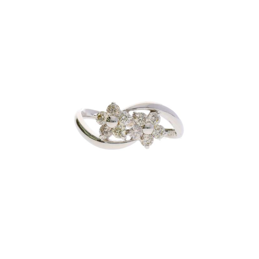 / K18WGダイヤリング0.50ct//Aランク/75