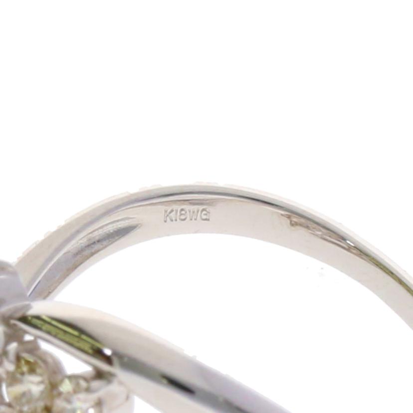 / K18WGダイヤリング0.50ct//Aランク/75