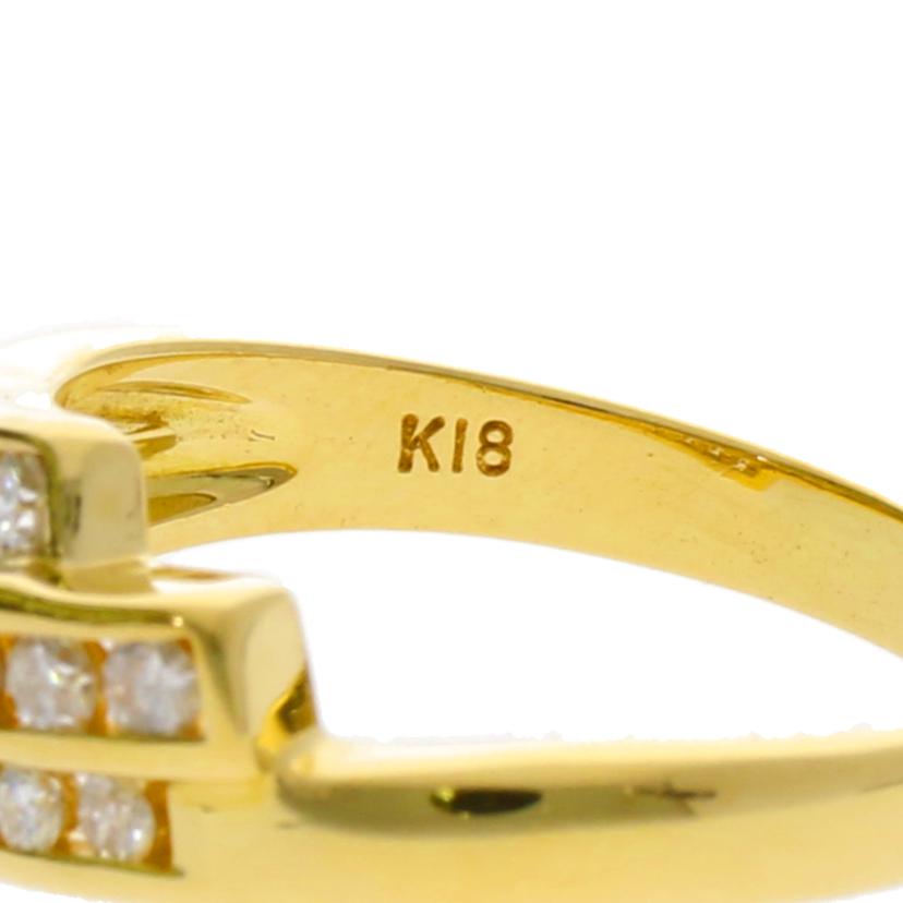 / K18ダイヤリング0.29ct//Aランク/75