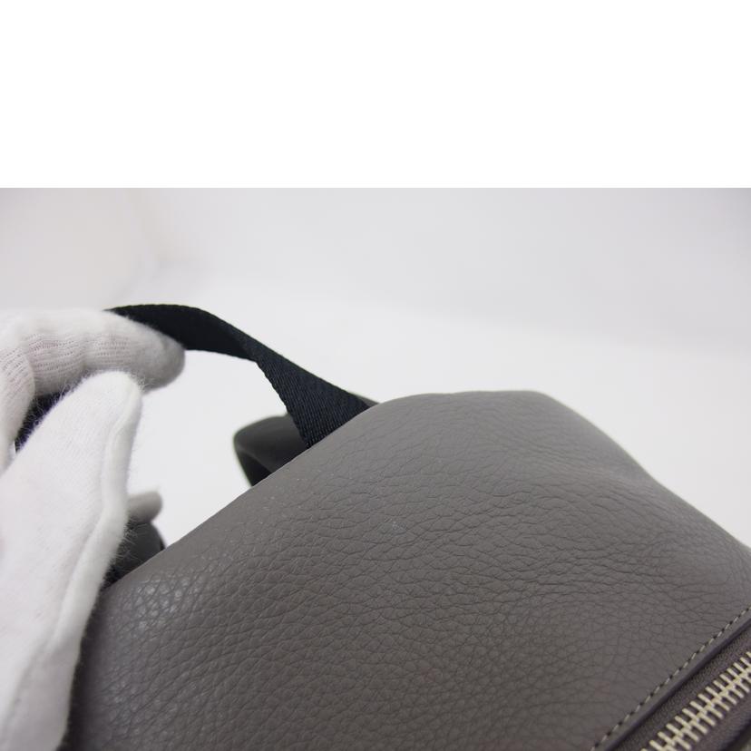 COACH コーチ レザーリュック/チャーリーペブルドレザー/バックパック/グレー/F30550//F19**/Aランク/04