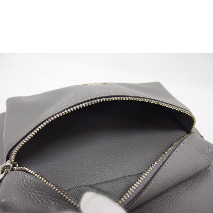 COACH コーチ レザーリュック/チャーリーペブルドレザー/バックパック/グレー/F30550//F19**/Aランク/04