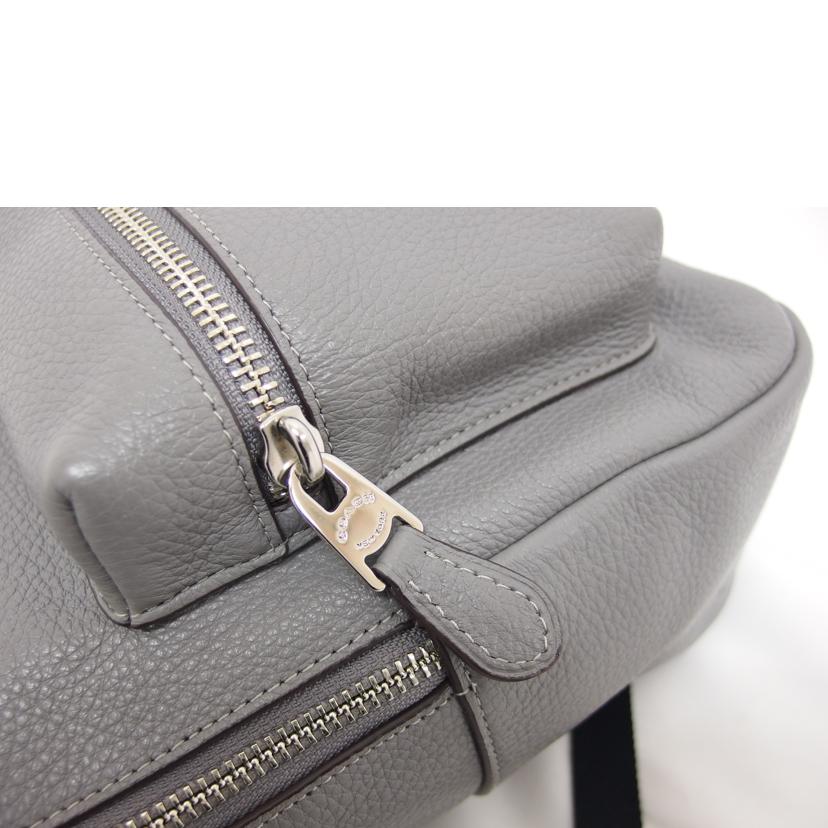 COACH コーチ レザーリュック/チャーリーペブルドレザー/バックパック/グレー/F30550//F19**/Aランク/04