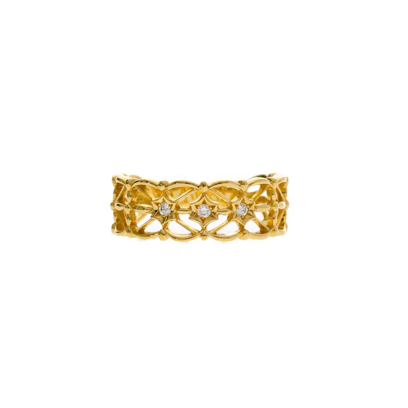 / スタージュエリー/K18ダイヤリング0.03ct//Aランク/75