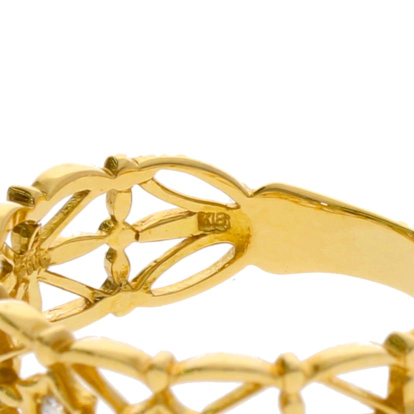 / スタージュエリー/K18ダイヤリング0.03ct//Aランク/75