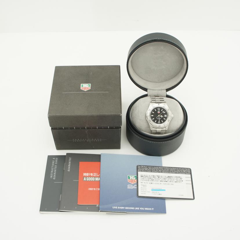 TAGHEUER タグホイヤー TAGHEUER プロフェッショナル2000 メンズ クオーツ/プロフェッショナル2000/メンズ/クオーツ/WK1110.BA0317//GK7***/Bランク/37