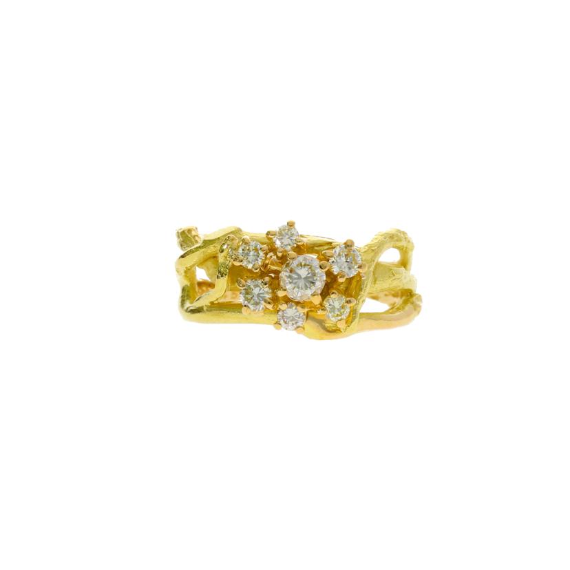 / K18ダイヤリング0.545ct//Aランク/75