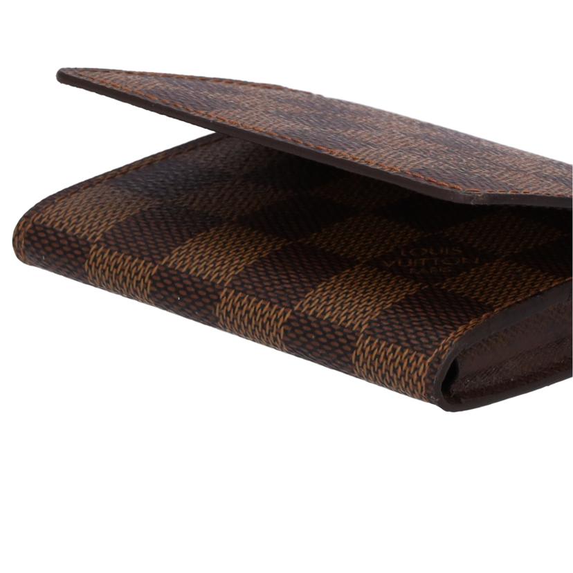 LOUISVUITTON ルイヴィトン/アンヴェロップカルトドゥヴィジト/ダミエ/エベヌ/N62920//CA1015/ABランク/75