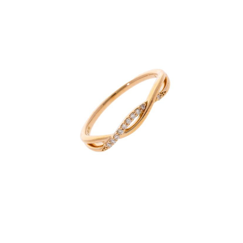 K18PG/K18PGダイヤリング #13/2.0//Aランク/75