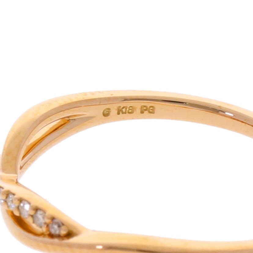 K18PG/K18PGダイヤリング #13/2.0//Aランク/75