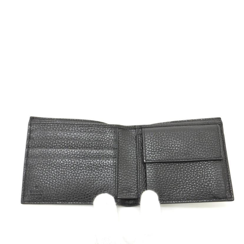 GUCCI グッチ/レザー二つ折財布/473922・493075//Aランク/88