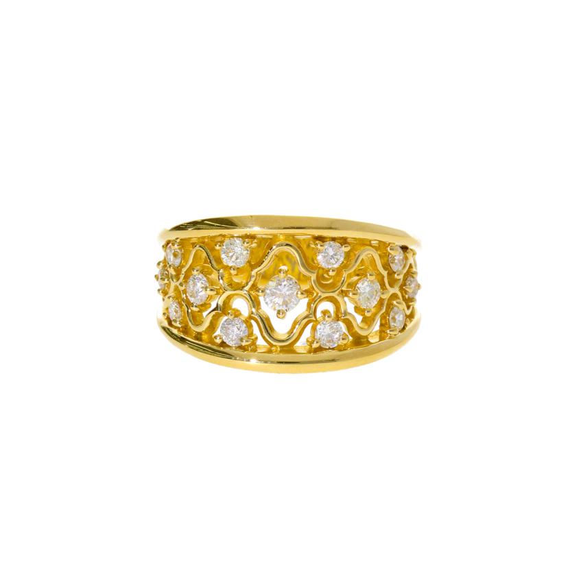 / K18ダイヤリング0.52ct//Aランク/75