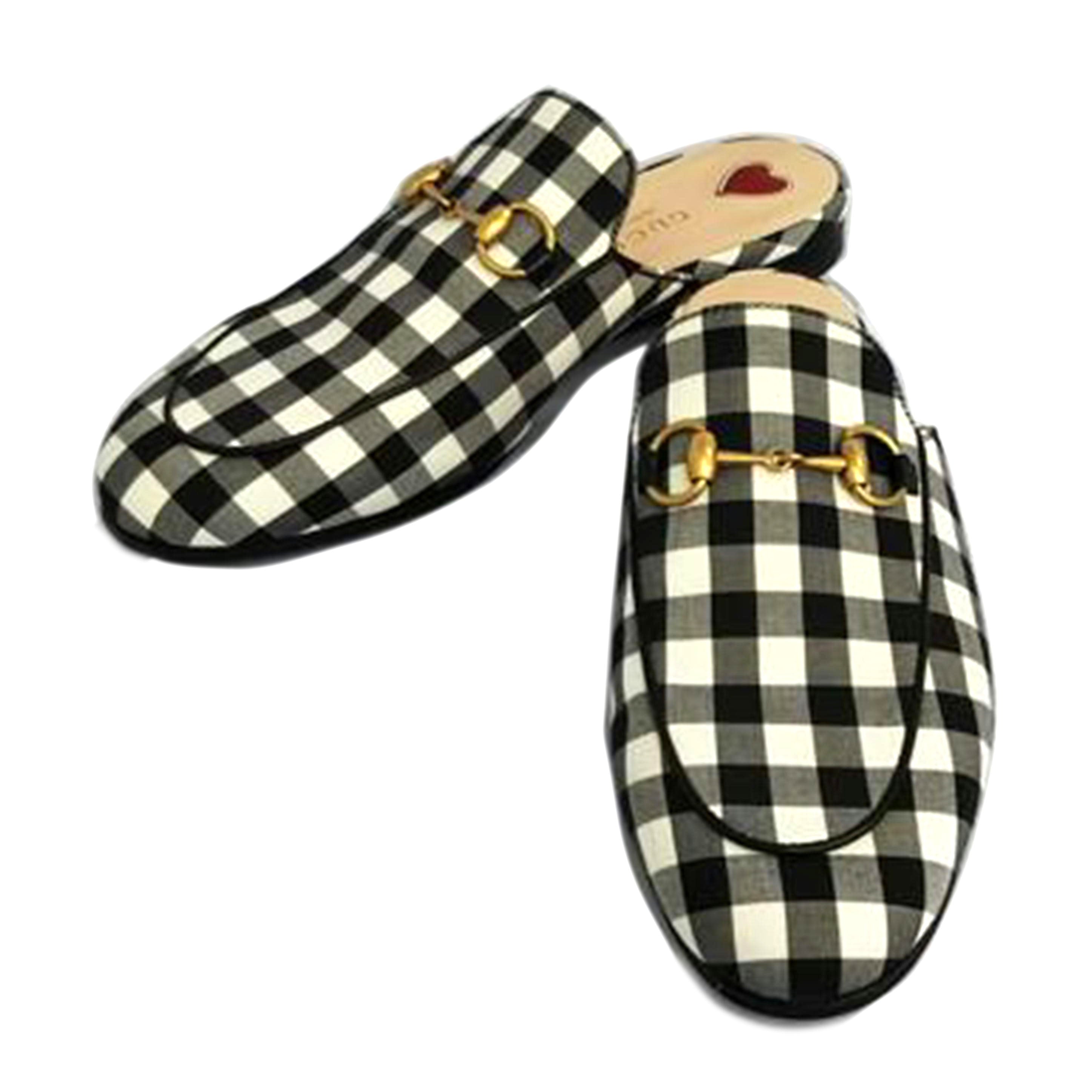 GUCCI グッチ/GUCCI ギンガムチェックミュール//ABランク/07