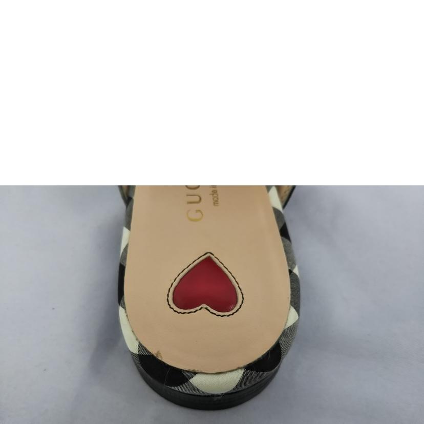 GUCCI グッチ/GUCCI ギンガムチェックミュール//ABランク/07