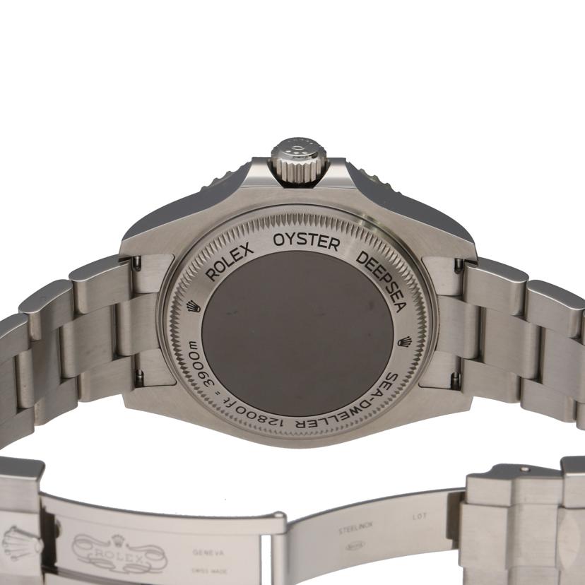 ROLEX ロレックス 腕時計 ランダムシリアル ステンレス 黒文字盤 メンズ 自動巻き/ディープシー・ブラック/ランダム番/126660//856*****/ABランク/75