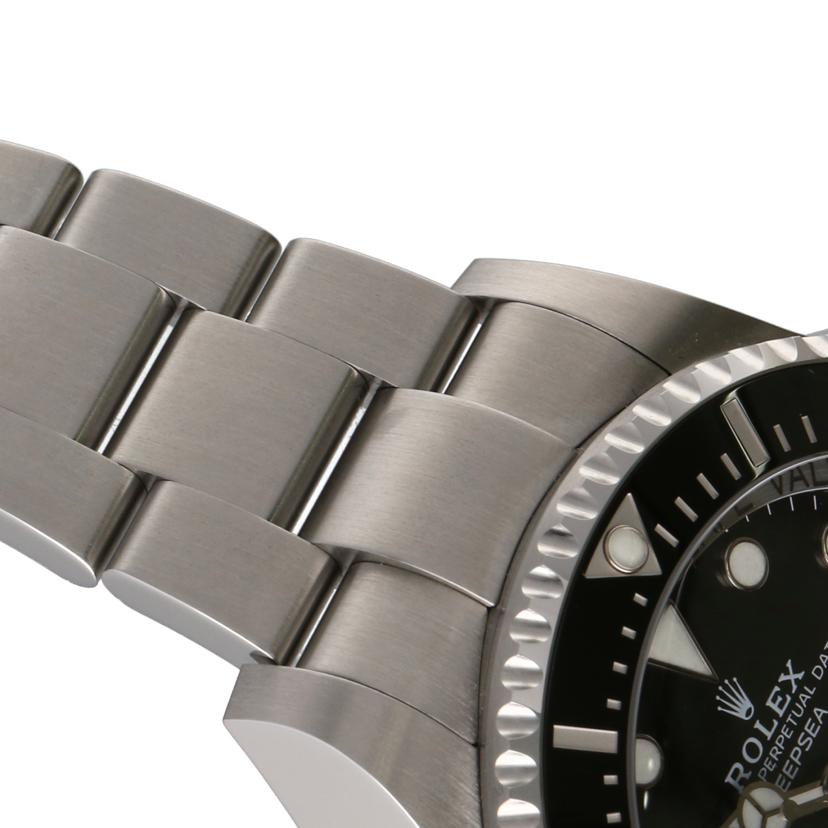 ROLEX ロレックス 腕時計 ランダムシリアル ステンレス 黒文字盤 メンズ 自動巻き/ディープシー・ブラック/ランダム番/126660//856*****/ABランク/75