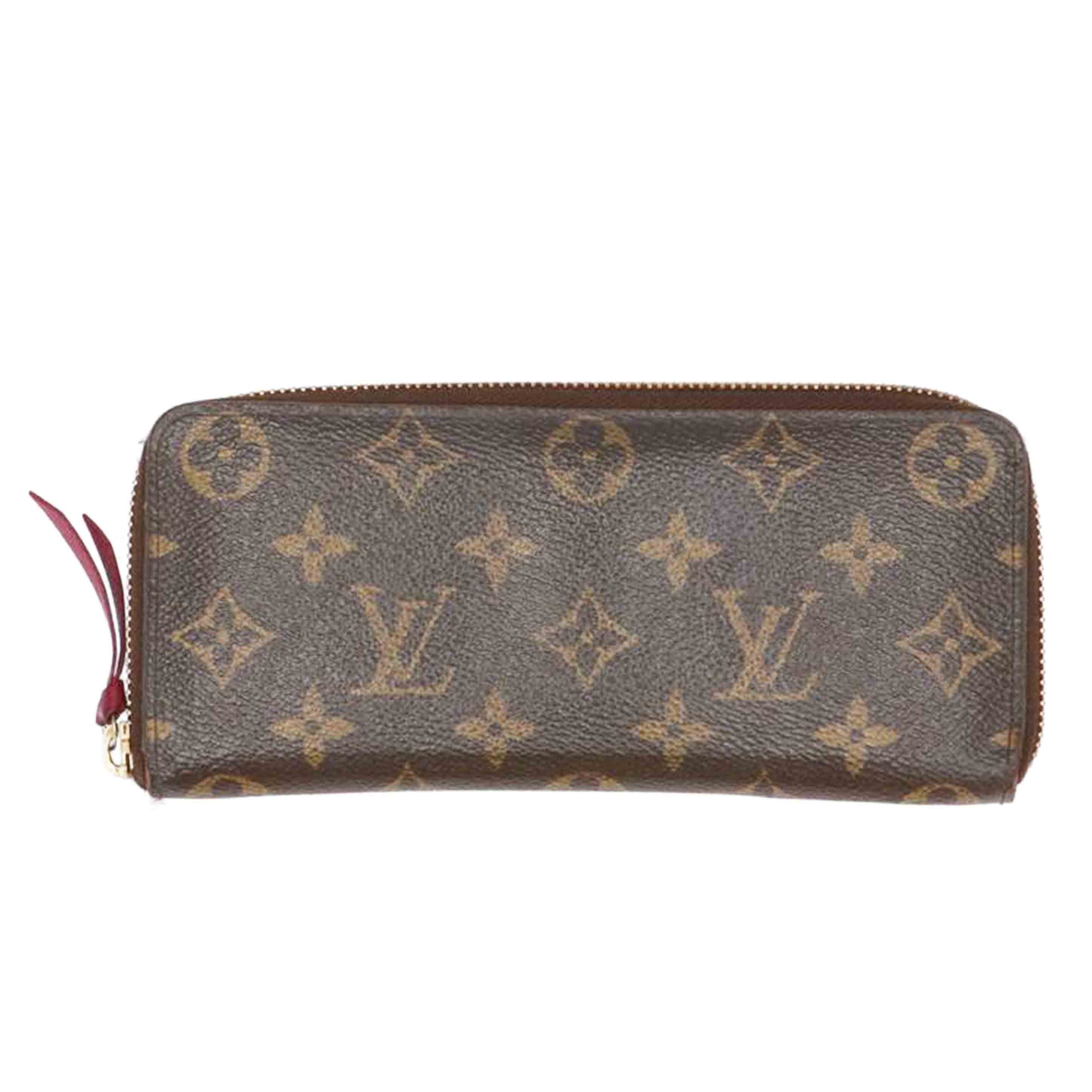 LOUIS VUITTON ルイ・ヴィトン/ポルトフォイユ・クレマンス/モノグラム/フューシャ/M60742//CA2***/BCランク/94