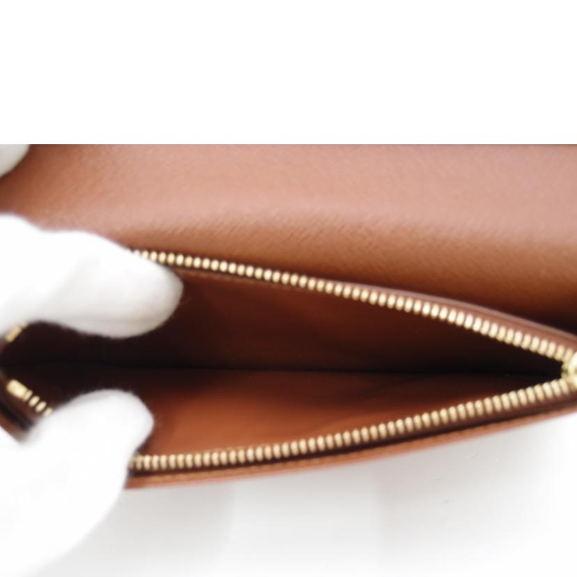 LOUIS VUITTON ルイ・ヴィトン 長財布 二ツ折リ ブラウン メンズ レディース/ポルトフォイユ・ブラザ/モノグラム/M66540//TA1191/SAランク/69