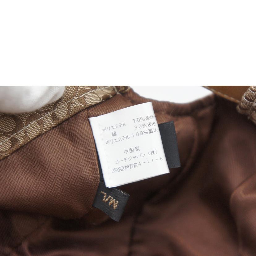 COACH コーチ/シグネチャージャカードベースボールハット//Bランク/05
