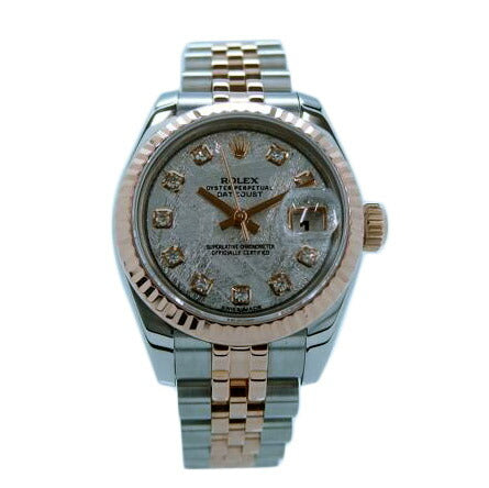 ROLEX ロレックス/デイトジャスト/PG/新ダイヤ/メテオライト/179171G//242*****/Aランク/82