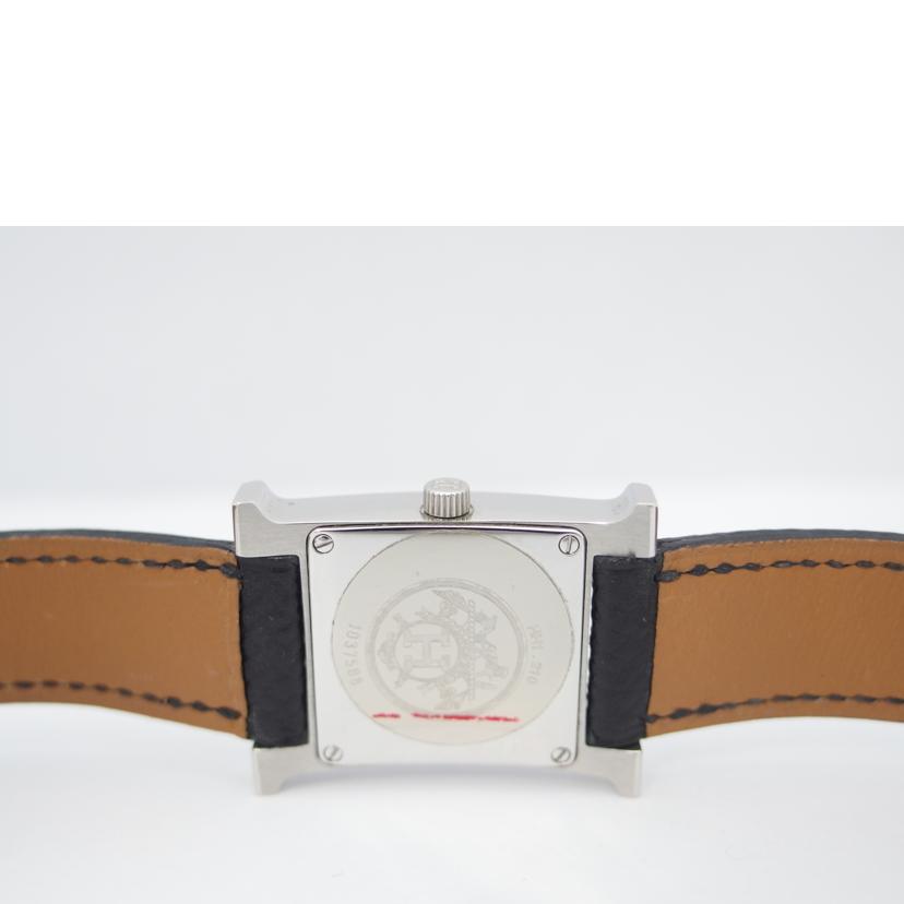 HERMES エルメス/Hウォッチ/レザーベルト/□A/1997年/HH1.210//1037588/ABランク/83