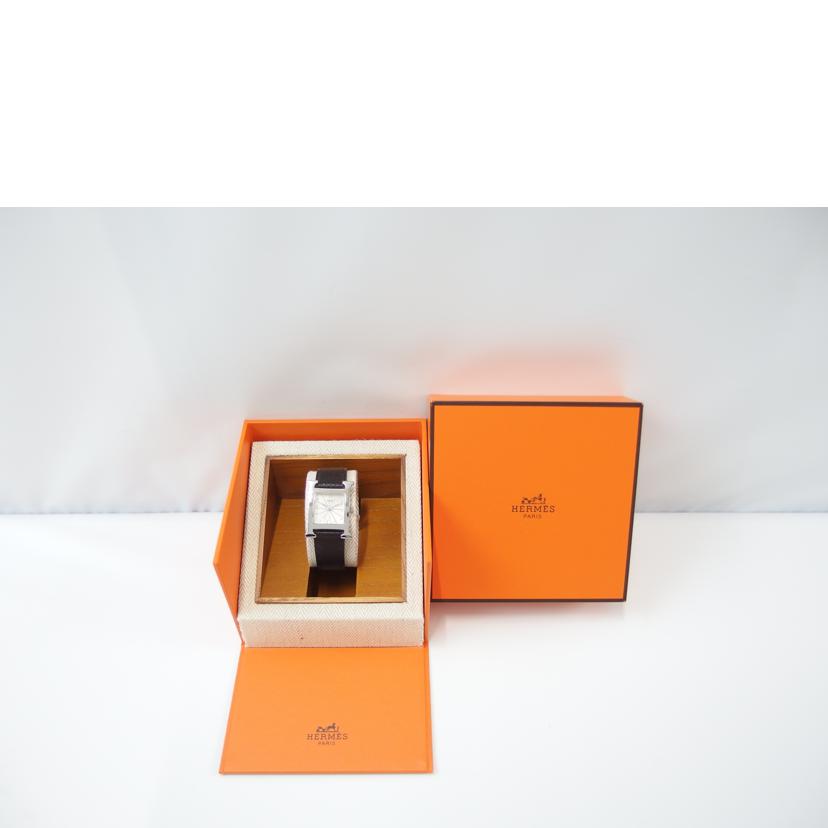 HERMES エルメス/Hウォッチ/レザーベルト/□A/1997年/HH1.210//1037588/ABランク/83