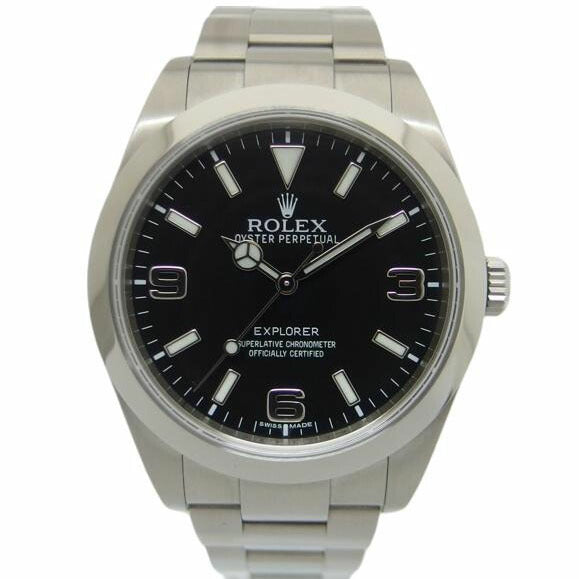 ROLEX ロレックス/エクスプローラーⅠ/ランダム番/ブラック文字盤/自動巻き/214270//E5Z74609/Aランク/04