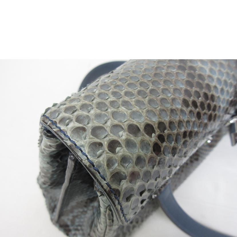 GUCCI グッチ/レディロックハンドバッグ パイソン/331827//498879/Aランク/70