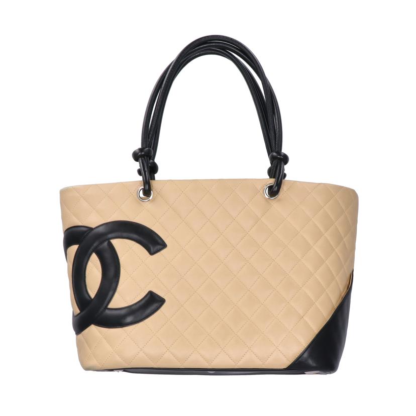 CHANEL シャネル/カンボンラインラージトートバッグ//923****/Bランク/94
