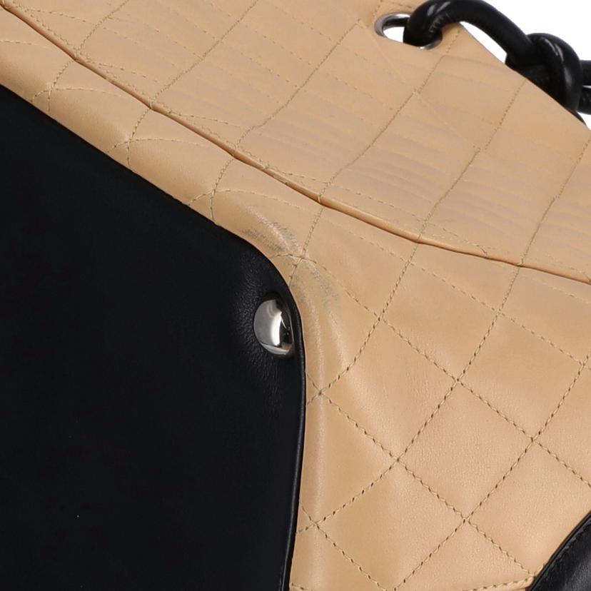 CHANEL シャネル/カンボンラインラージトートバッグ//923****/Bランク/94