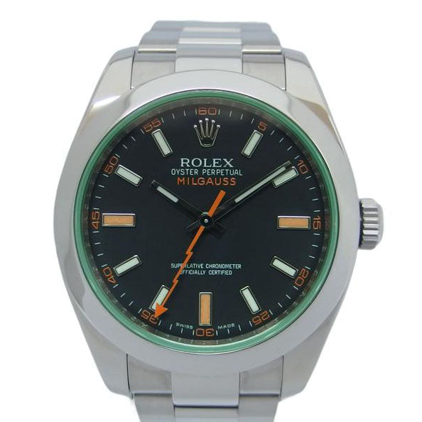 ROLEX ロレックス/ミルガウス/グリーンサファイアガラス/自動巻キ/116400GV /V46****/ROLEX/Aランク/04【中古】