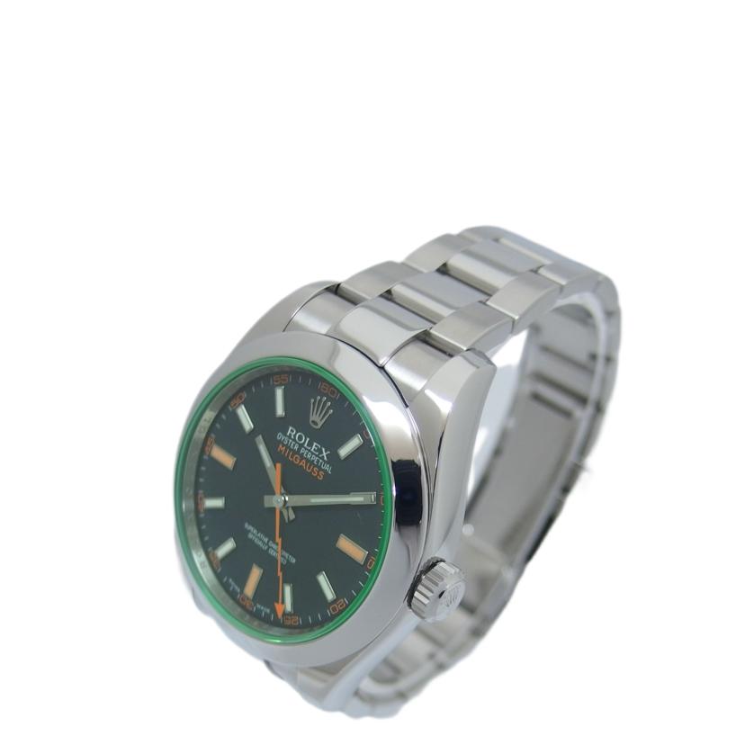 ROLEX ロレックス/ミルガウス/グリーンサファイアガラス/自動巻き/116400GV //V465694/Aランク/04