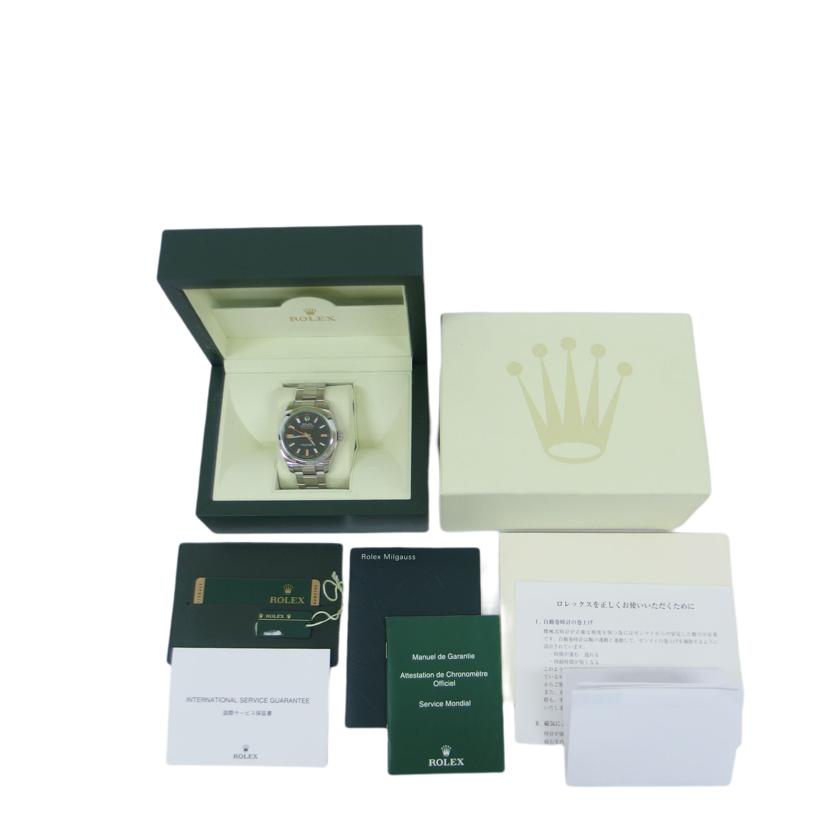 ROLEX ロレックス/ミルガウス/グリーンサファイアガラス/自動巻き/116400GV //V465694/Aランク/04