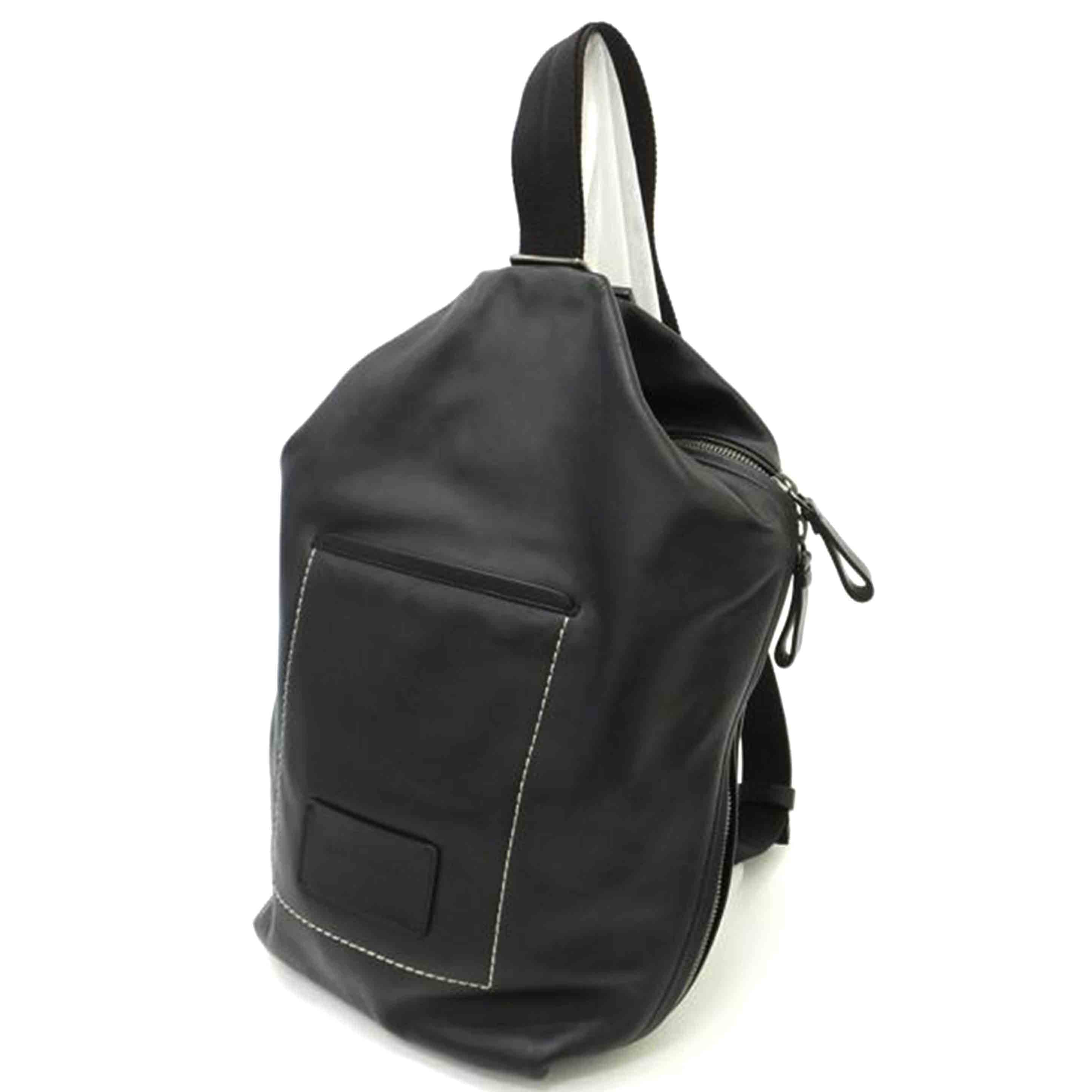 GIORGIO ARMANI アルマーニ/レザーリュック//ABランク/88