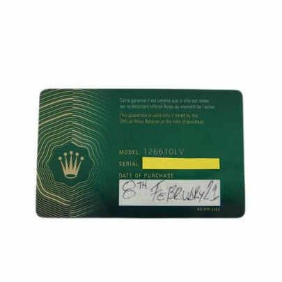 ROLEX ロレックス/サブマリーナデイト/ランダム番/グリーン/ブラック文字盤/自動巻き/126610LV //187PD519/Aランク/04