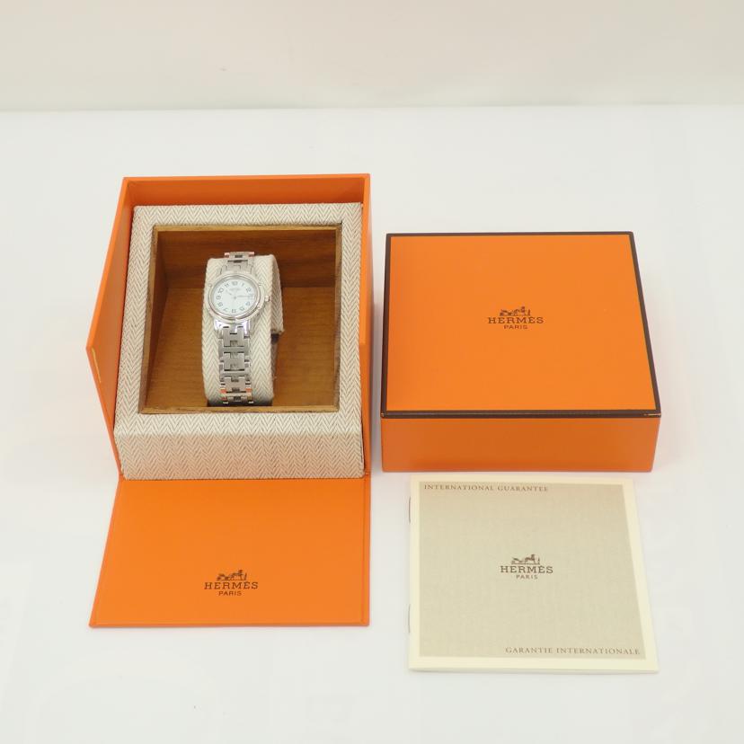HERMES エルメス/クリッパーレディースクォーツ/CL4.210//1099105/ABランク/77