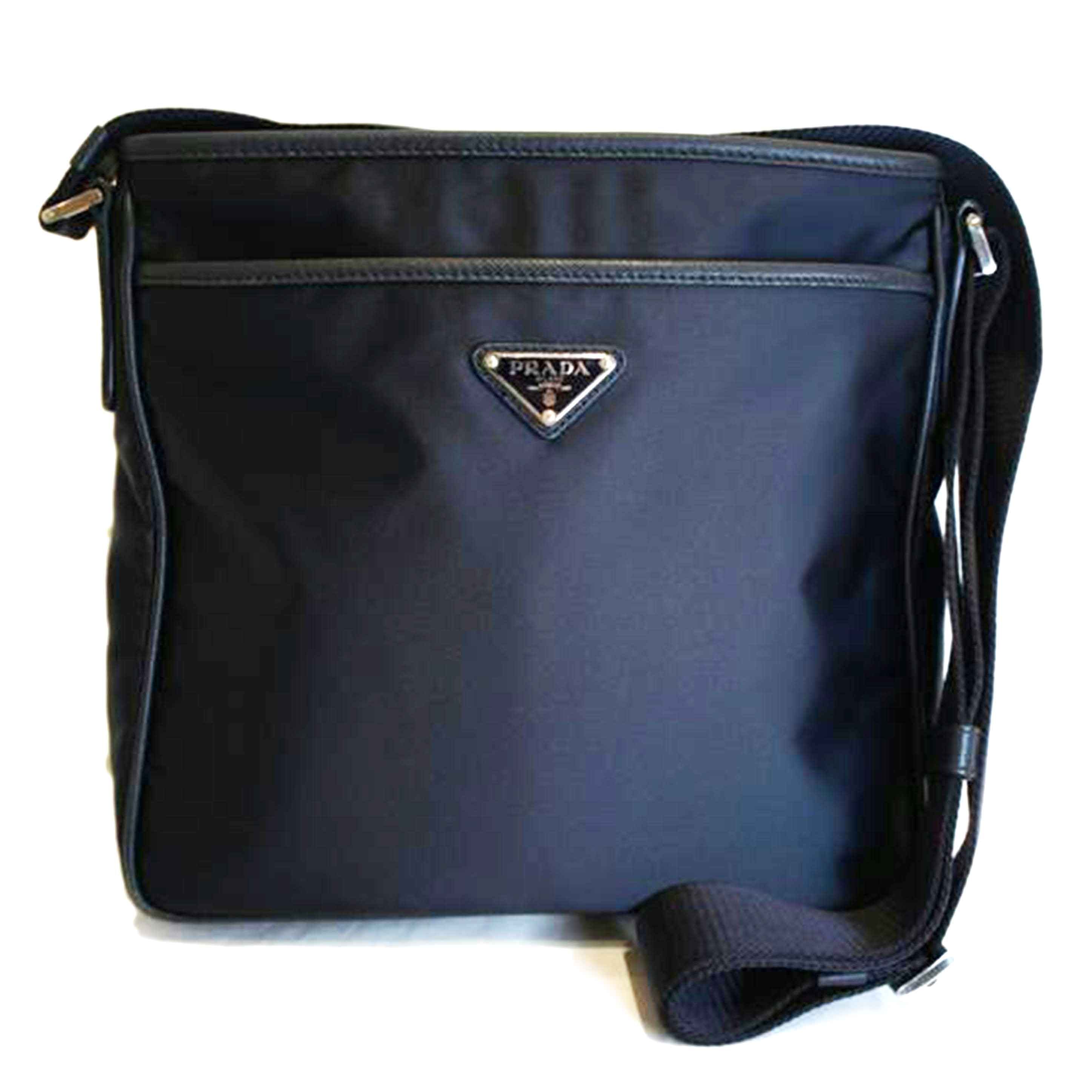 PRADA プラダ/テスートナイロンショルダーネイビー/2VH797//165/Aランク/92