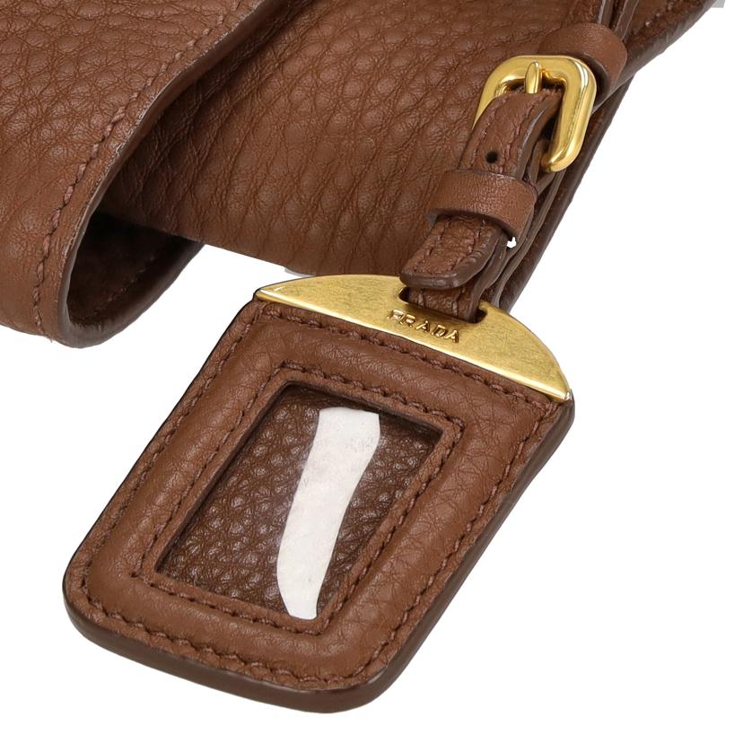 PRADA プラダ/レザー2WAYハンドバッグ/BR/BN2435//165/ABランク/94