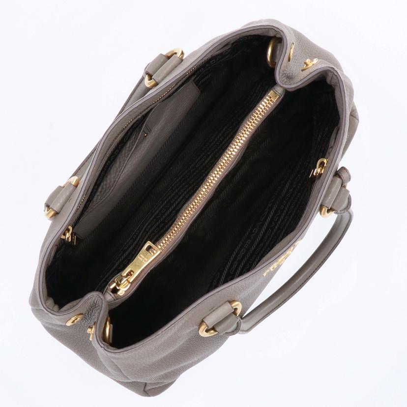 PRADA プラダ/レザー2WAYハンドバッグ/GRY/1BA878//158/ABランク/94