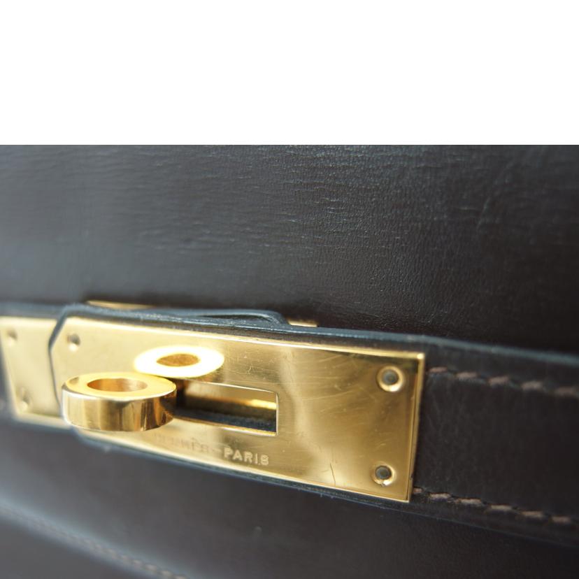 HERMES エルメス/ケリー35/ボックスカーフ/ブラウン/カデナ付//〇I/Bランク/83