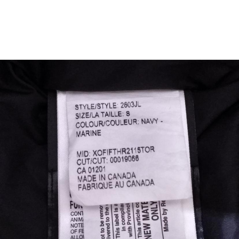 CANADA GOOSE カナダグース/BRONTE PARKA BLK/2603JL//Aランク/94