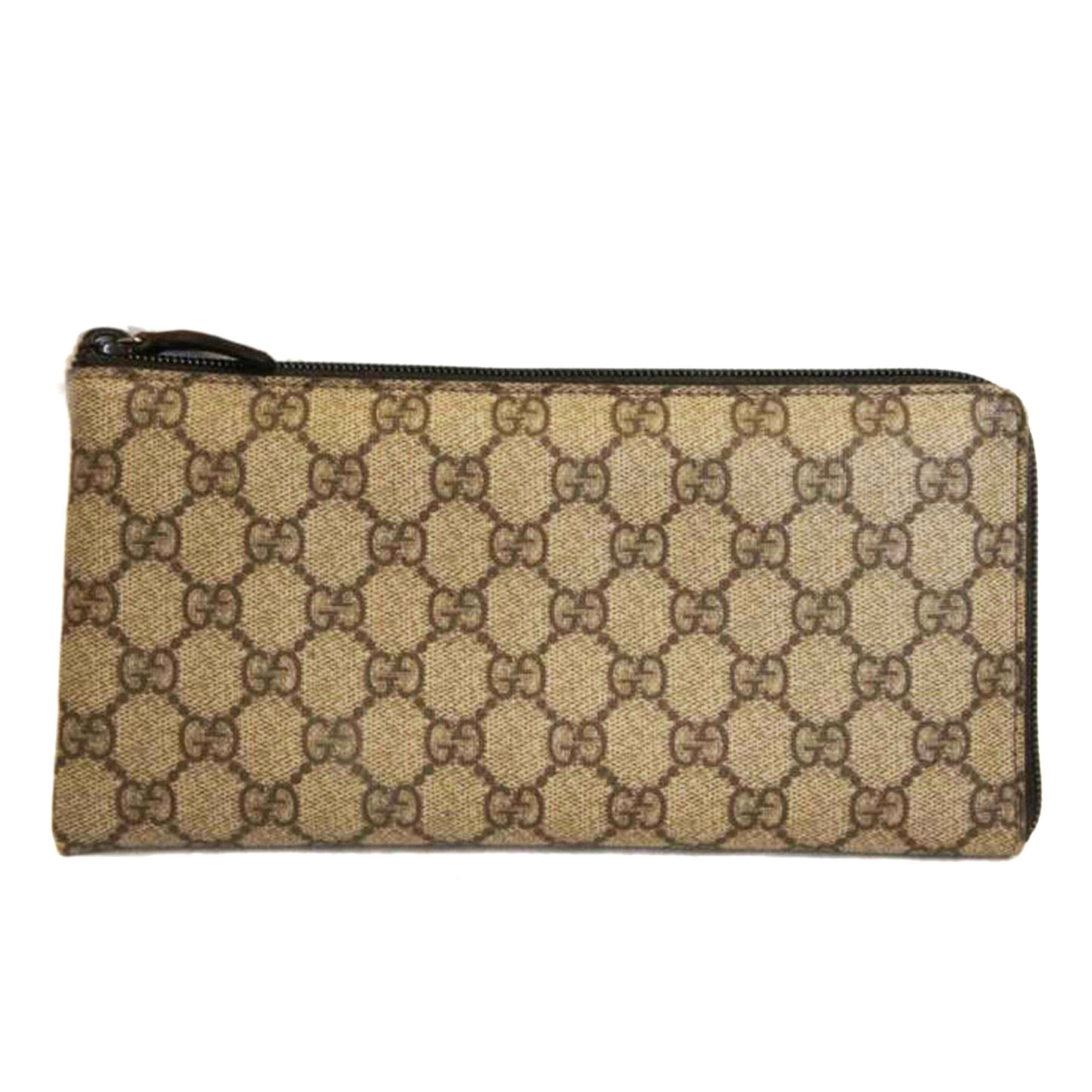 GUCCI グッチ/GGスプリームL字ファスナートラベルポーチ/115261//200**/ABランク/92