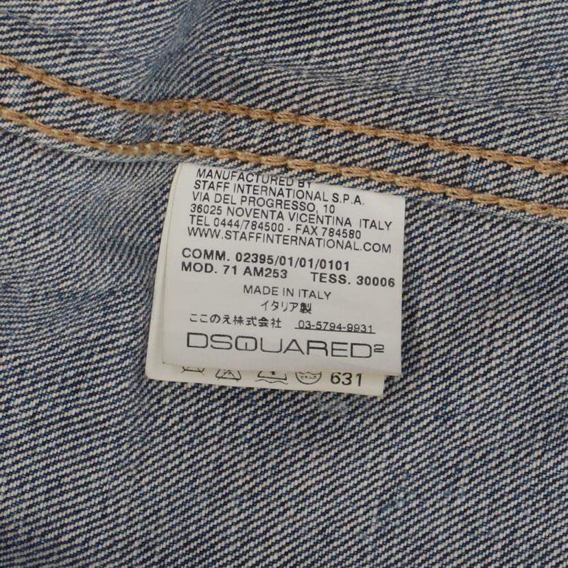 Dsquared2 ディースクエアード/チェックデニムジャケット/02395//Bランク/75