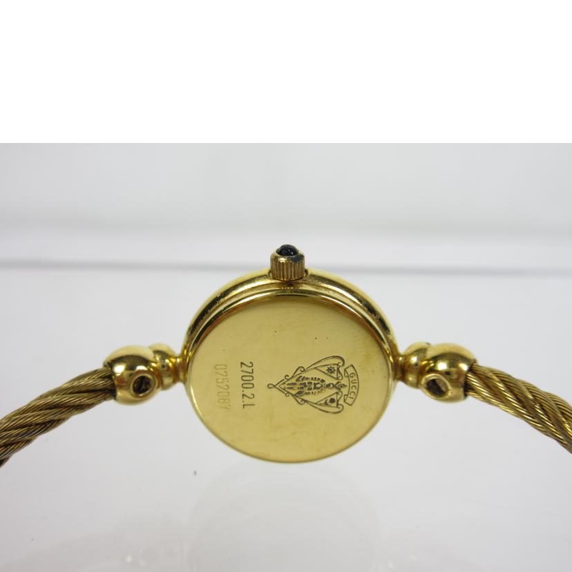 GUCCI グッチ/GUCCI 2700.2.L バングルクオーツ/2700.2.L//0252087/Bランク/70