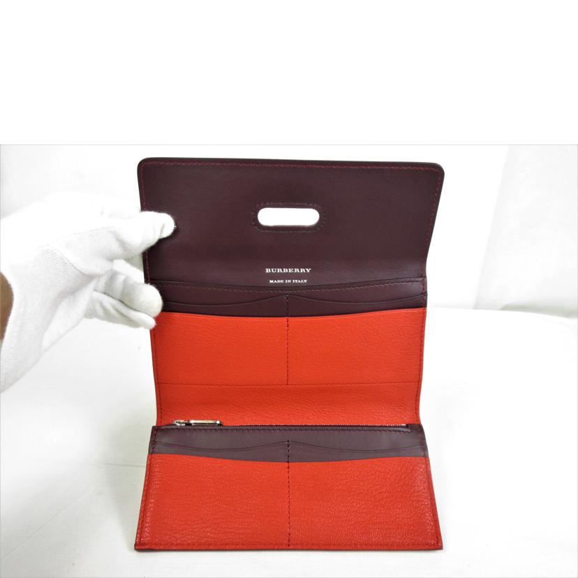 BURBERRY バーバリー/ハイバリー Dリング コンチネンタルウォレット//Aランク/70