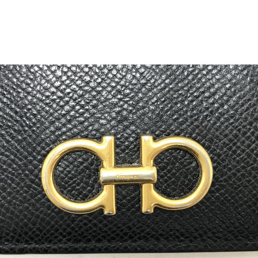 Salvatore Ferragamo フェラガモ/ダブルガンチーニ二つ折り財布/JL-22//D78*/Bランク/51