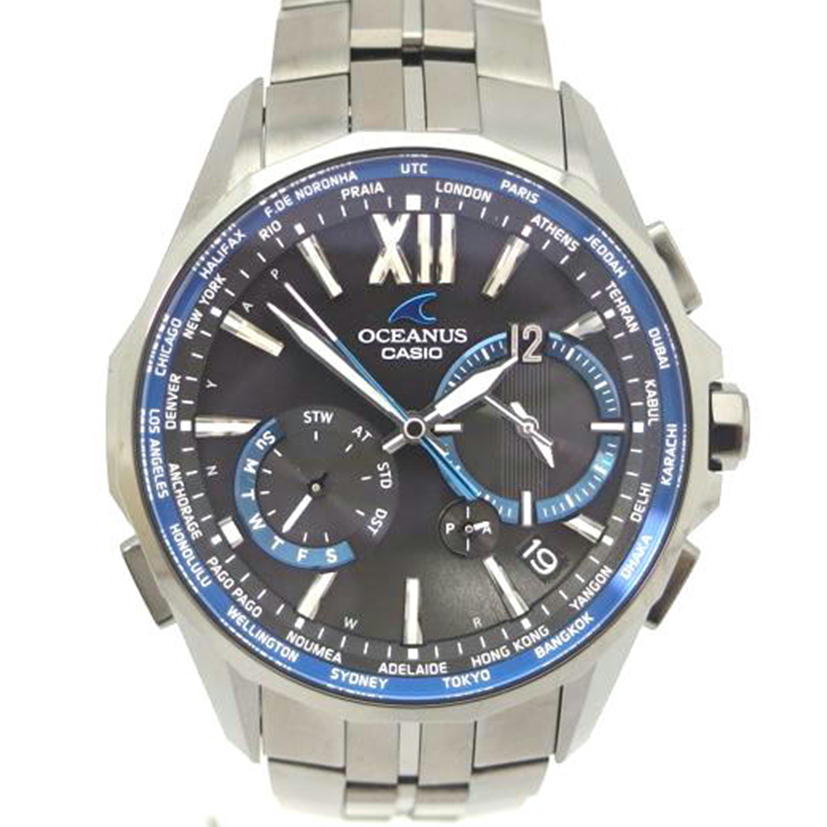 CASIO カシオ/OCEANUS/マンタ/電波ソーラー/チタン/OCW-S3400B-1AJF//001A008I/ABランク/83