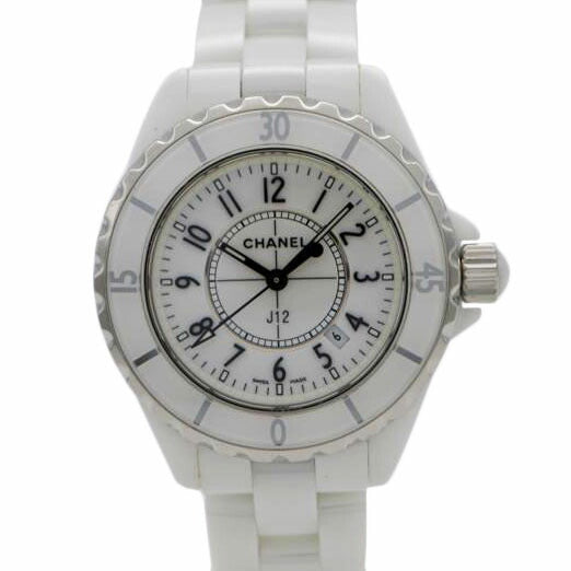 CHANEL シャネル/J12ホワイトセラミックレディースクォーツ/H0968//L.N.87209/Aランク/89