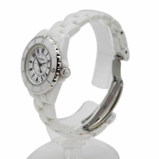 CHANEL シャネル/J12ホワイトセラミックレディースクォーツ/H0968//L.N.87209/Aランク/89