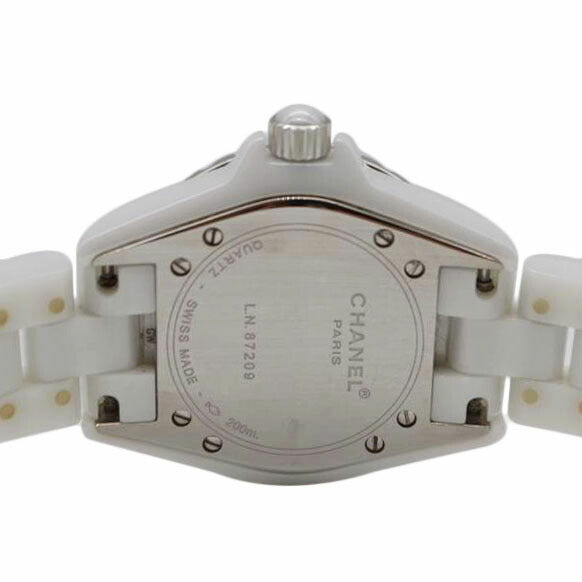 CHANEL シャネル/J12ホワイトセラミックレディースクォーツ/H0968//L.N.87209/Aランク/89