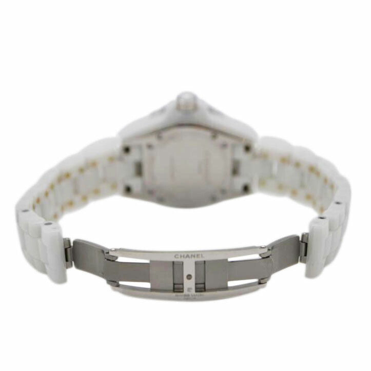 CHANEL シャネル/J12ホワイトセラミックレディースクォーツ/H0968//L.N.87209/Aランク/89